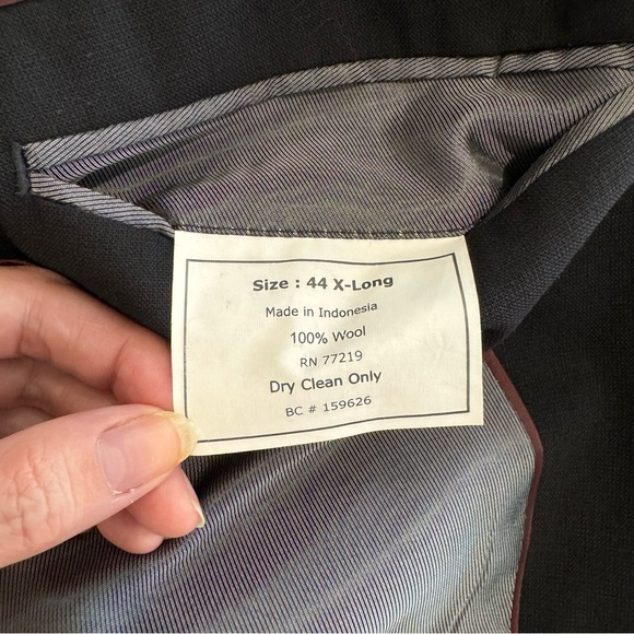 Pronto Uomo Black Suit Jacket - Picture 10 of 11